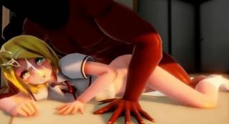 MMDRin 舞啪极品骚货 爆操狂干内射颜射 3D